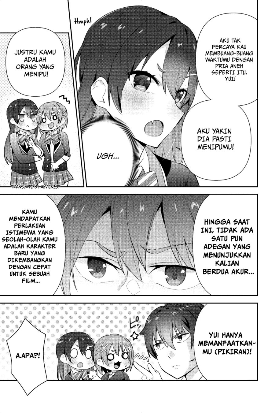 The Cute Girl Sitting Next to Me Is Trying to Make Me Fall in Love With Her as a Way to Ridicule Me, but the Tables Were Turned on Her Before She Knew It Chapter 11 Gambar 17
